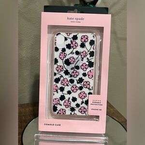 Kate Spade Jeweled Floradoodle iPhone XR Case, new!